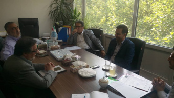 تشکیل جلسه در مورد ساختمان بیوتکنولوژی در دفتر مدیریت شهر دانش