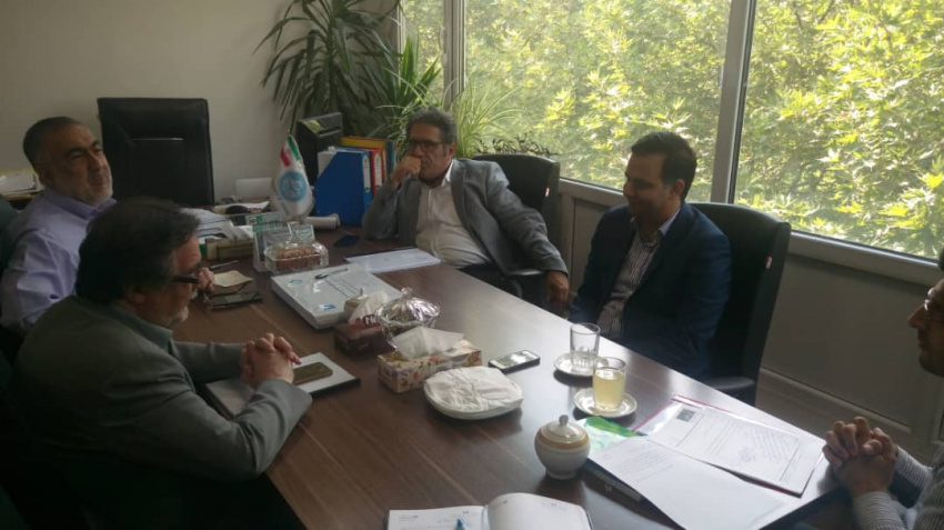 تشکیل جلسه در مورد ساختمان بیوتکنولوژی در دفتر مدیریت شهر دانش